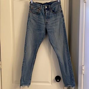 Levi 501 skinny jeans from Free People size 26